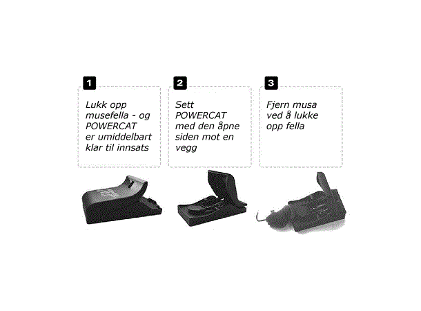 Temus musefelle Power Cat 2 pk m/åte